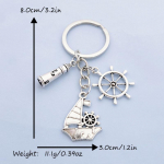 Vairas, burlaivis, &scaron;vyturys, lai&scaron;kai, geras draugas jūrinis raktų pakabukas, Kolumbo dienos atminimo raktų pakabukas kuprinės pakabukas