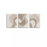 3 dalių linijos stiliaus sienų meno drobė Tapyba Boho Abstraktus auksas Modernus spausdintas plakatas Svetainės Miegamojo namų dekoravimo rėmas 21*30cm No Frame