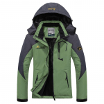 Vyri&scaron;ka žieminė striukė plius aksominė &scaron;ilto vėjo parkas 6XL plius dydžio juoda žieminė striukė su gobtuvu. L raudona