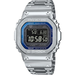 Casio Vyri&scaron;kas G-SHOCK GMW-B5000D-2JF [G-SHOCK pilno metalo serija] kvadratinis laikrodis, sidabrinis i&scaron; nerūdijančio plieno