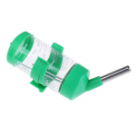 Plastikinis žiurkėno gėrimo vandens butelio dozatorius tiektuvas, kabantis fontanas žalia