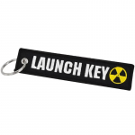Teksto Siuvinėjimas Raktų Pakabukas LAUNCH KEY Žymelės Stačiakampis Raktų Pakabukas Personalizuotas Raktų Pakabukas Aksesuarai Suvenyras 13 cm