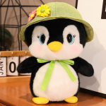 Mielas pingvinas &bdquo;Yuanyuan&ldquo; pliu&scaron;inis žaislas, pliu&scaron;inis gyvūnas, pingvinas, vaiki&scaron;kas žaislas, Kawaii pingvino lėlė, mergaitėms, dovanos, pliu&scaron;inis pingvinas 25cm