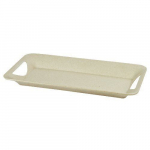 Plateau en Fibre de Bambou - DOMOCLIP - MEN85 - Rectangulaire - Marron - Compatible lave-vaisselle