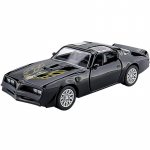 1/36 Pontiac Firebird Klasikinis Žaislinio Automobilio Modelis Vaikams RMZ CiTY Diecast Lydinio Miniatiūrinis Atitraukiamas Kolekcinis Dovana Berniukui juoda
