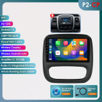 Hizpo 4G AI Balsu valdomas Android Auto Radijas Renault Trafic 3 2014-2021, Opel Vivaro B 2014-2018, Carplay Automobilio Multimedija, I&scaron;manusis Ekranas, GPS 2din P2CP B 4Core 2G 32G AI