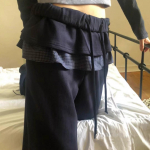 Moterų Mada Japoni&scaron;ko Stiliaus Sportinės Kelnės Kelnės Gatvės Drabužiai Jogeriai Femme Lopininės Ra&scaron;tuotos Kasdienės Tiesaus Kirpimo Y2k Kelnės S juoda