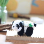 Mielas Mielas Mažos Pandos Pakabukas Pliu&scaron;inis Žaislas Lėlė Didžioji Panda Krep&scaron;io Pakabinama Dekoracija Raktų Pakabukas Lėlė 12cm
