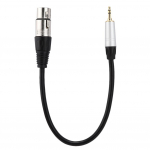 Stereo 3,5 mm ki&scaron;tukas į XLR ki&scaron;tuką arba kabelio keitiklis, 3,5 mm adapteris, 0,3 m ilgio