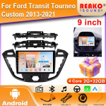 Android 13 Ford Transit Tourneo Custom 2013-2021 automagnetola 4G GPS BT Carplay Multimedijos sistema Navigacija Stereo Universalus jutiklinis ekranas 4 core 2GB+32GB carplay