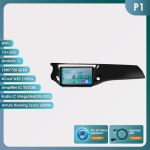 Ossuret 9'' 8 branduolių 2din Android automobilio radijas Citroen C3 DS3 2010-2016 m. Automobilio radijas Multimedia Vaizdo grotuvas GPS Navigacija Pagrindinis įrenginys I&scaron;manusis RDS Carplay 4G P1 B 4Core 1G 32G AI
