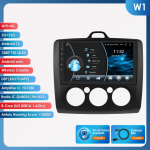 Ossuret Android13 Automobilio radijas Ford Focus 2 3 Mk2 Mk3 2004-2011 Multimedia Vaizdo grotuvas Navigacija I&scaron;manusis ekranas GPS 2Din Carplay 4G Automobilinis stereosistemos W1 B 8Core 2G 32G AI