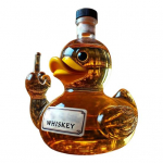 Vidurinio pir&scaron;to antis butelis juokingas viskio butelis anties formos alkoholio butelis juokingas anties dekanteris barui, biurui, namams, i&scaron;daigų dovana C