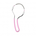 Rankinis veido plaukų &scaron;alinimo epiliatorius su spyruokle moterims, plaukų &scaron;alinimo priemonė skruostams, kaklui, vir&scaron;lūpiui ir smakrui rožinė