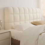 2024 Eleganti&scaron;kas lovos galvūgalio užvalkalas: Mink&scaron;ta, auk&scaron;tos klasės, viską apimanti pagalvėlė rudeniui ir žiemai Headboard Length 150cm | High-Density PP Cotton