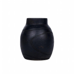 1 vnt. Medinė vaza vazonas patvarus dirbtinių gėlių vazonas sienų dekoras svetainė 10x10x13CM