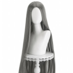 100cm Ilgas Tiesus Cosplay Perukas Su Centrine Sklaida Centrinis Skilimas Blondinė Rožinė Raudona Violetinė Kar&scaron;čiui Atsparus Sintetinių Plaukų Perukas One Size