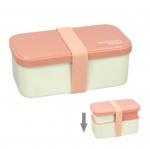 Bento dėžutė 1450 ml nepralaidi pietų dėžutė, sudedamos užkandžių dėžutės su skyreliais, maisto ruo&scaron;imo indas mokyklai, biurui, stovyklavimui juoda