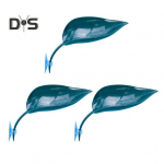 3 vnt. Vėžlio &scaron;ildymosi platforma lapo formos Barzdotosios agamos &scaron;ildymosi platforma su siurbtukais Medvarlės terariumo priedai Leopardinio gekono terariumo dekoras &scaron;viesiai mėlyna spalva