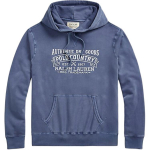 Polo Ralph Lauren Ss23 Raidžių Ra&scaron;to Spausdintas Su Gobtuvu Rai&scaron;teliu Megztinis Džemperis Vyri&scaron;kas džemperis Mėlynas 710877552-007 M
