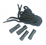 &Scaron;kotų kilto batų atsarginis rinkinys Ghillie Brogues rai&scaron;teliai ir kutai One size juoda