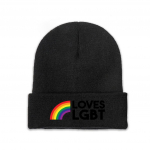 MYLI LGBT megztos kepuraitės moterims unisex pupytėms žieminės kepuraitės Pride biseksualios lesbietės gėjų vaivoryk&scaron;tės Harajuku &scaron;iltos kepuraitės One Size