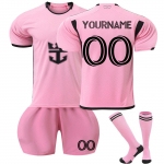 Customized three-piece set of children's adult club jerseys XXL
