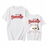 Katseye Gabriela 2025 NAUJI Mar&scaron;kinėliai Trumpomis Rankovėmis Auk&scaron;tos Kokybės 100% Medvilnės Mar&scaron;kinėliai Hip Hopo Spaudos Mar&scaron;kinėliai Goti&scaron;kas Gatvės Stilius XL