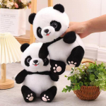 Mielas Drag Panda pliu&scaron;inis žaislas Didžiosios pandos lėlė Pandos lėlė Pandos dovana Gali būti pridėta 25Cm 8 inch Grabber Doll