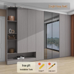 Patobulinti medžio ra&scaron;to lipnūs tapetai: Vandeniui atsparus ir drėgmei atsparus baldams, spintoms, durims ir MDF renovacijoms. 60cm x 10m