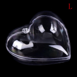 1 rinkinys, 65/80 mm &bdquo;pasidaryk pats&ldquo; skaidraus plastiko vonios bombos formos akrilo formos &scaron;irdies forma 80*78*46mm
