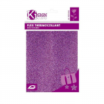 Tissu thermocollant Violet clair &agrave; Paillettes -&hellip; violetinė