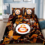 Galatasaray 3D spausdintas patalynės komplektas, futbolo klubo logotipas užvalkalas antklodei, pagalvių užvalkalai suaugusiems, mergaitei, berniukui, dovana, gimtadienio dovana 150x200cm
