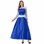Nauja Suaugusių Moterų Pasaka Miegančioji Gražuolė Princesės Dviejų Spalvų Suknelė Cosplay Kostiumas XXL