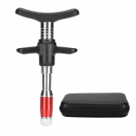 Rankinis vienos galvutės stuburo masažuoklis, 10 lygių, ne&scaron;iojamas, chiropraktikos koregavimo įrankis raumenų atsipalaidavimui, ne&scaron;iojamas stuburo masažuoklis raudona