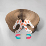 Kačių akordeono žaislas Magi&scaron;kas kačių draskymasis kartoninis interaktyvus braukiamas katės žaislas su kamuoliuku, sulankstomas katės draskytojas letenėlėmis akordeonas 1pc