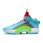 Jayson Tatum x Air Jordan 35 PF Didžiausia dovana Vyri&scaron;ki sportbačiai Mėlyni Mėlyna-Įnir&scaron;is Žali-Iskra DD3667-400 41