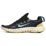 Nike Free Run 5.0 Next Nature Juodi Aqua Moteri&scaron;ki Bėgimo Bateliai Angracito Kviečių Aukso CZ1891-008 36