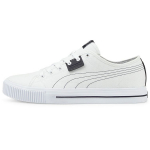 Puma Ever Fs Cv Drobė Kvėpuojanti Patvari Neslystanti Žemakulnė Riedlentės Batai Unisex Riedlentės Batai Balti Juodi 383865-04 35.5