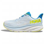 HOKA Clifton 9 Wide Ice Water Evening Primrose Vyri&scaron;ki sportbačiai Balti 1132210-IWEP 40