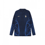 Nike 22-23 Prancūzijos Dri-Fit ADV Elite Strike Treniruočių Vir&scaron;utinė Dalies Džersis Mėlynas Vyri&scaron;kas Streetwear DH6423-410 XL