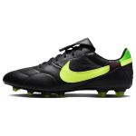 Nike Premier 3 Low FG Juodi Žali Strike Unisex Sportbačiai Ry&scaron;kiai Raudoni Volt HM0265-008 40.5