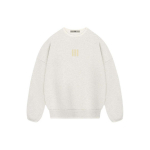 adidas x Fear of God Athletics Megztinis be apykaklės Oatmeal Unisex Vir&scaron;utiniai drabužiai Baltas IS5320 XXS