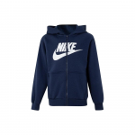 Nike Vaiki&scaron;kas laisvalaikio džemperis su raidinio logotipo spauda Vaikų džemperiai Tamsiai mėlynas FD2990-410 L