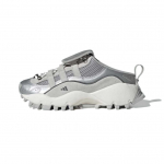 Adidas Fos Seeulater &Scaron;lepetės Patogūs Madingi Trendi&scaron;ki Universalūs Žemi Atsitiktiniai Batai Moteri&scaron;ki Atsitiktiniai Batai Metalinis Sidabrinis IH4643 40