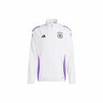 Adidas sportinis treniruočių &scaron;varkelis su apykakle vyri&scaron;ki vir&scaron;utiniai drabužiai baltas IP6513 L