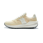 Saucony Jazz Renew Patogūs universalūs retro tinklelio ir nailono neslystantys ilgaamžiai žemi kasdieniai bėgimo bateliai Unisex sportbačiai Geltoni balti S79040-10 45