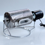 Kompakti&scaron;kas nerūdijančio plieno elektrinis kavos pupelių ir džiovintų vaisių skrudintuvas 220V