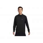 Nike Pinnacle Bėgimo skyrius Madingas Patogus Universalus Vienspalvis Pusiau Užtraukiamas Megztinis su Gobtuvu Vyri&scaron;kas megztinis Juodas FZ1122010 2XL