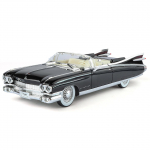 1/24 Cadillac Eldorado Vintažinis Retro Žaislas Vaikams Metalinis Miniatiūrinis Modelis Atitraukiamas Garsas ir &Scaron;viesa Kolekcija Dovana Berniukams juoda
